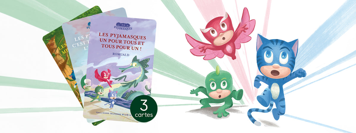 Collection Pyjamasques Yoto - 3 Livres Audio En Français Pour Conteuse Yoto (3-5 Ans)