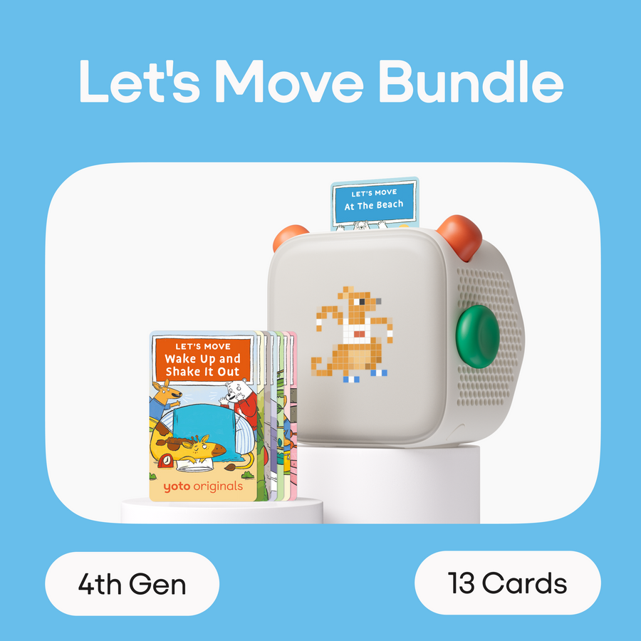 Yoto Player 4th Gen + Let's Move Bundle